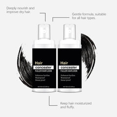 Hair Concealer | Waterproof & Sweat-Proof Powder for Fuller Hair Look